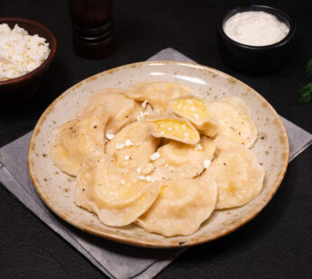Varenyky with Potatoes and salty curd