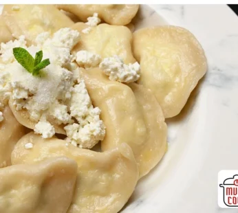 Varenyky with salty curd