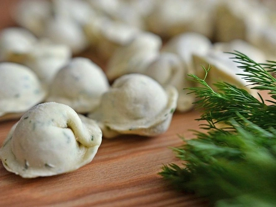 Pelmeni with three meats