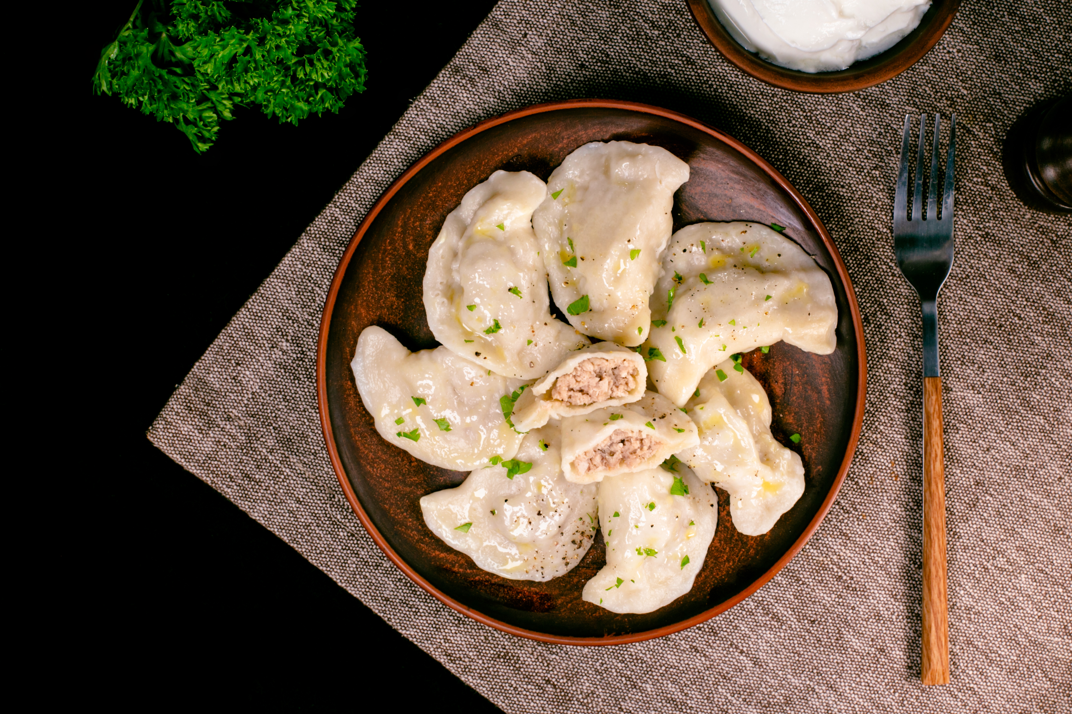 Varenyky with pork